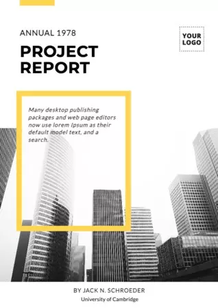 Edit a front page for project