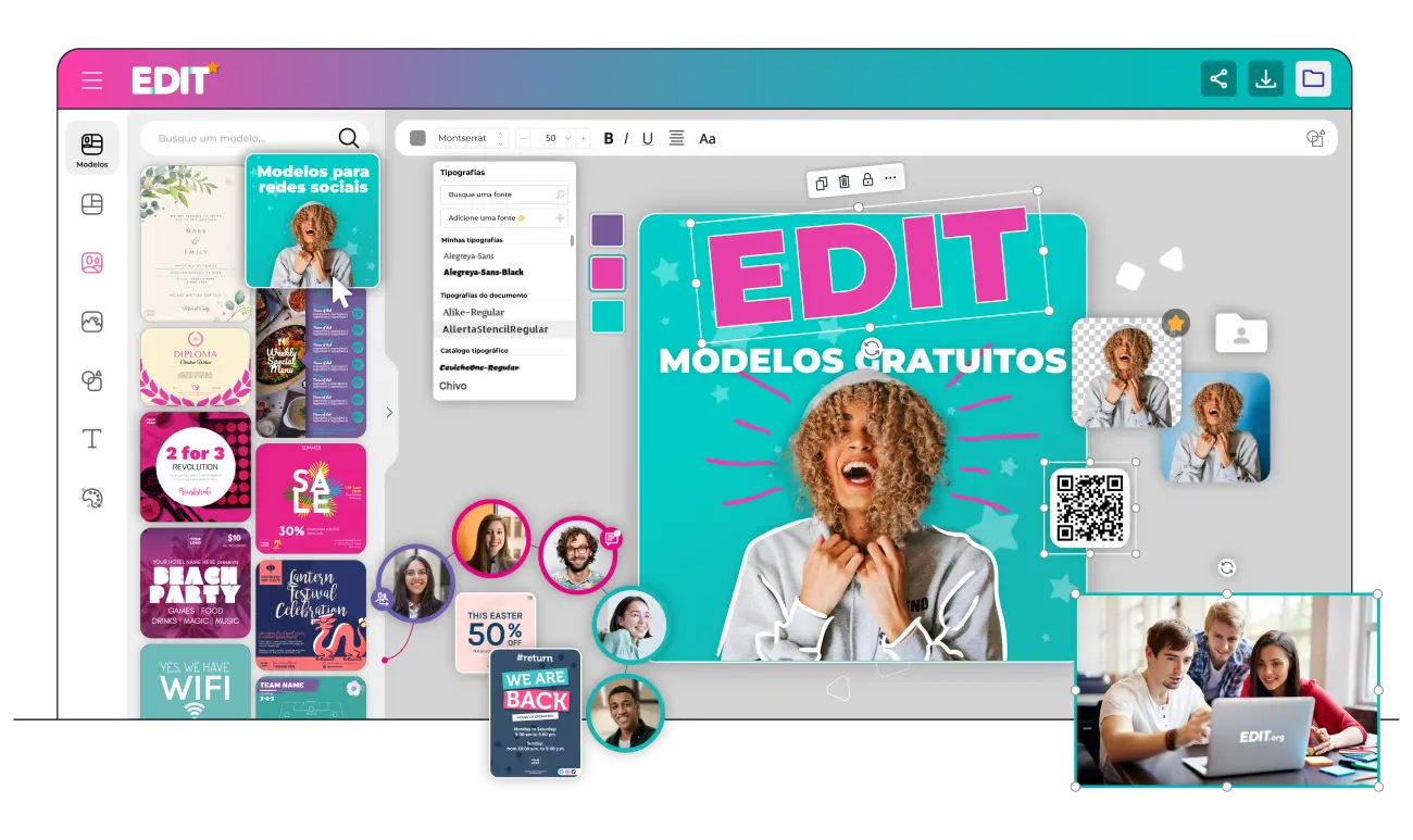 EDITE modelos gratuitos