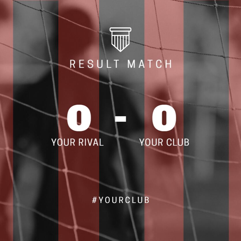 Editable templates for match results