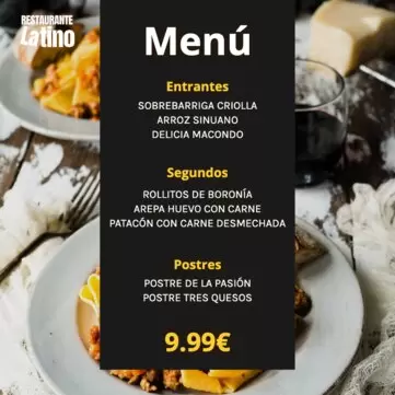 Edita un banner de Plato del Día