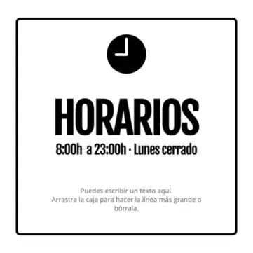 Editar mi horario comercial