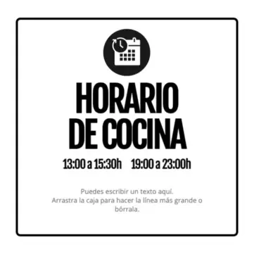 Editar mi horario comercial