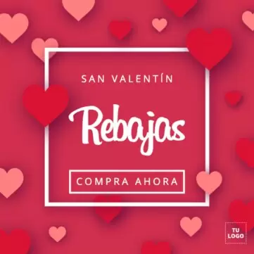 Edita una plantilla de San Valentín