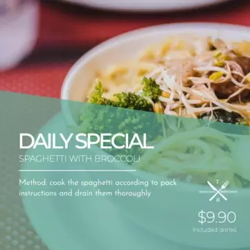 Edit a Special Dish banner