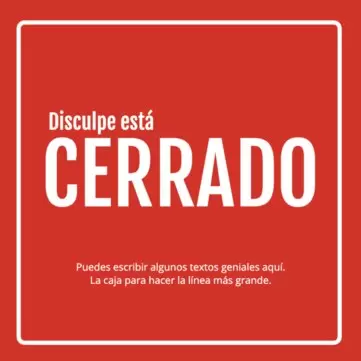 Edita tu imagen cerrado por vacaciones