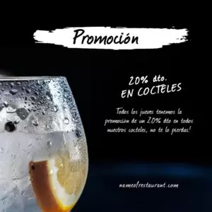 Edita un cartel de Bebidas