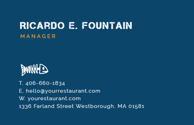 Create online business cards online