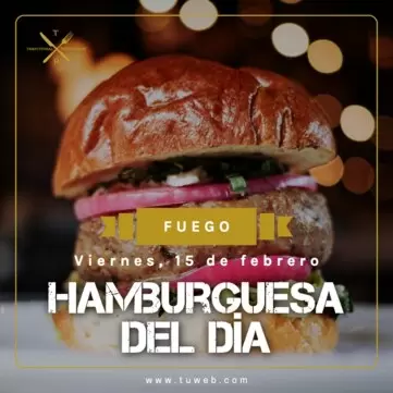 Edita un banner de Plato del Día