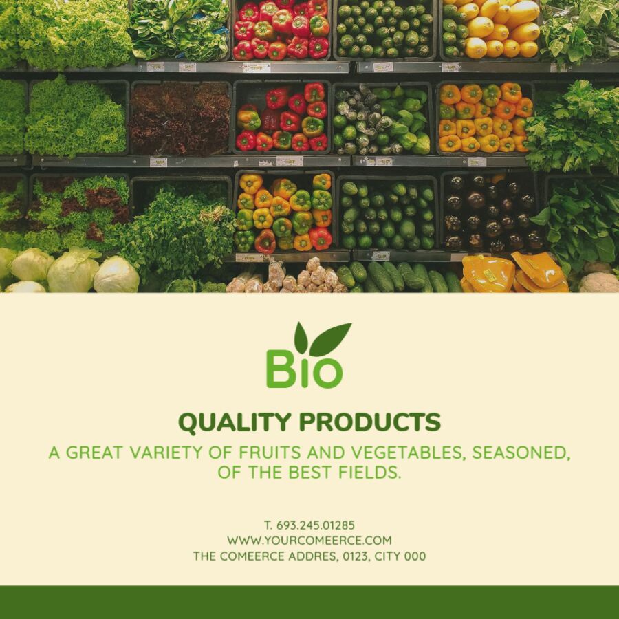 Marketing and designs for fruit and vegetable markets
