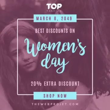 Modifier un modèle de Journée de la femme