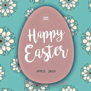 Edit an Easter sales flyer