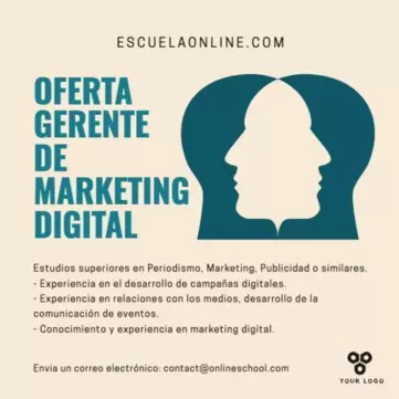 Edita un cartel de Se solicita personal