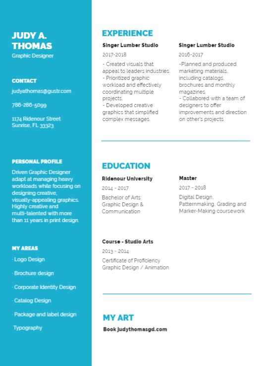 Free Resume Online Editor