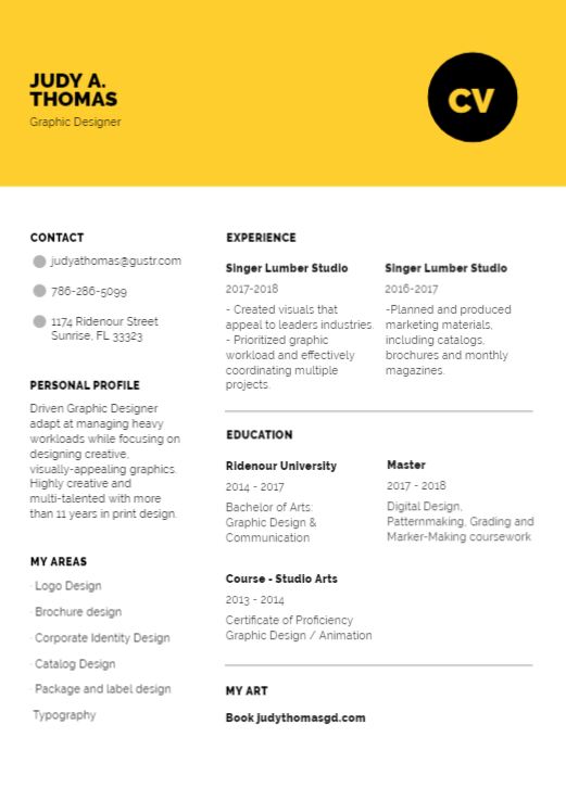 Free resume online editor