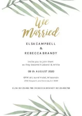 Create spectacular wedding invitations