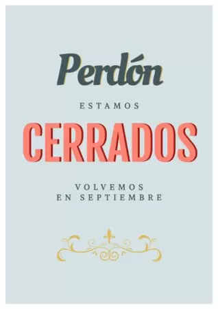 Edita un cartel de abierto o cerrado