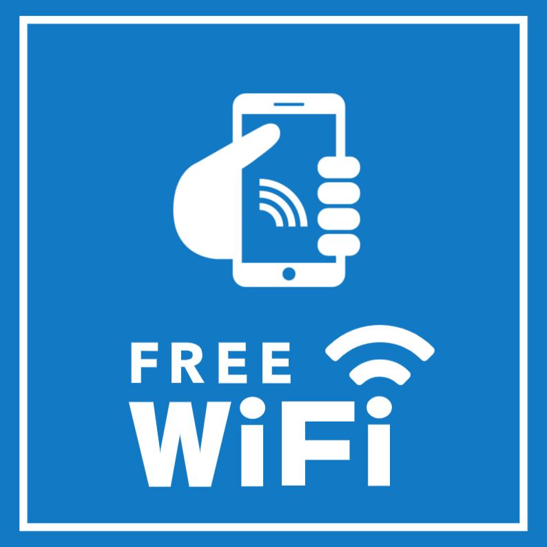 Free WiFi posters for printing