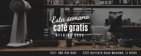 Editar una plantilla para el Día del Café