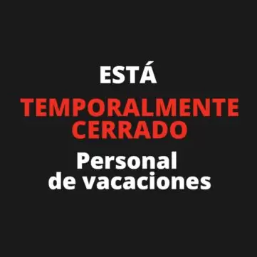 Edita tu imagen cerrado por vacaciones