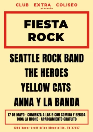 Crear cartel concierto