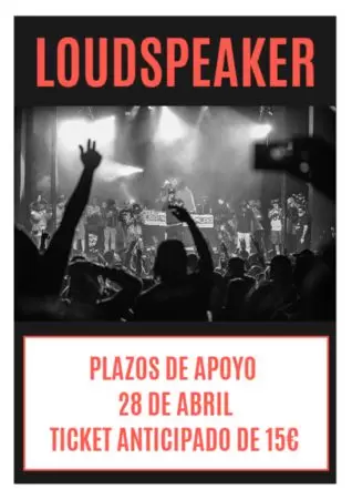 Crear cartel concierto