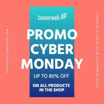 Personalisiere deinen Cyber Monday-Banner