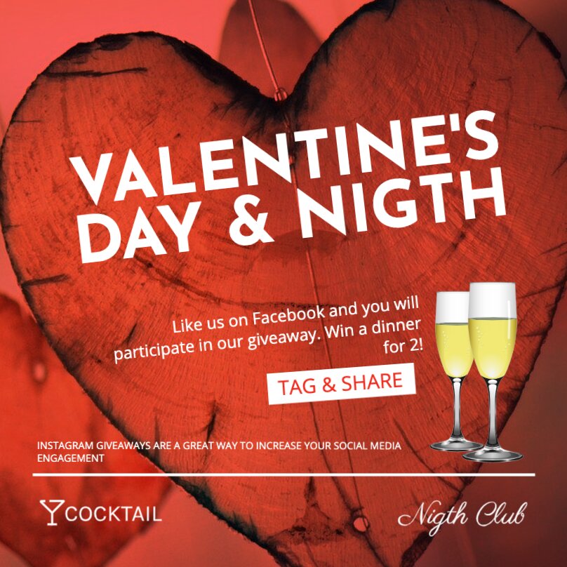 Valentine's Day and couples Restaurant Menu templates