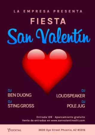 Edita un flyer de fiesta