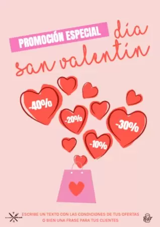 Edita una plantilla de San Valentín