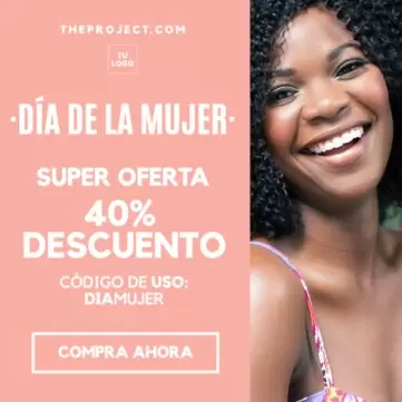 Editar una plantilla del Día de la Mujer