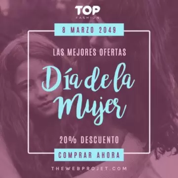 Editar una plantilla del Día de la Mujer