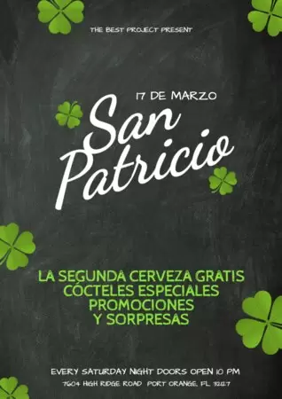 Editar un diseños de St. Patrick's