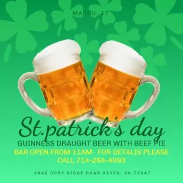 Crie designs para São Patrício