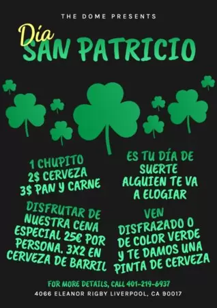 Editar un diseños de St. Patrick's