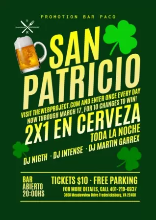 Edita un flyer de fiesta