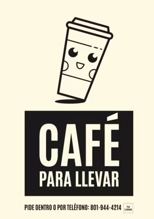 Edita un flyer del Día del Café