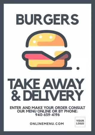 Edytuj baner z burgerami