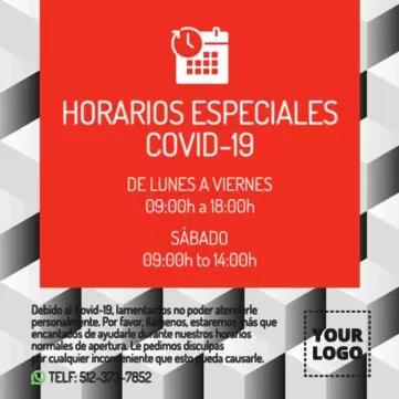 Editar mi horario comercial