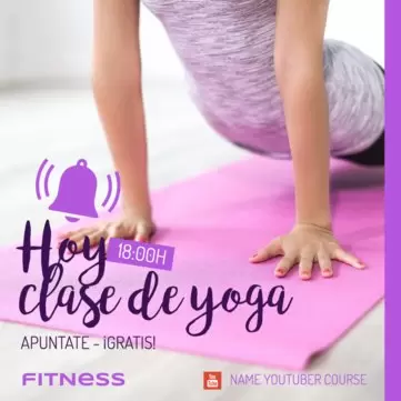 Editar una plantilla de Yoga o Pilates