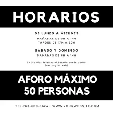 Editar mi horario comercial