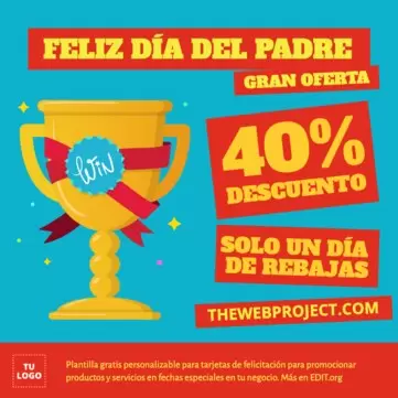 Crea tu cartel de rebajas
