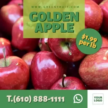 Éditer l'affiche d'un magasin d'alimentation