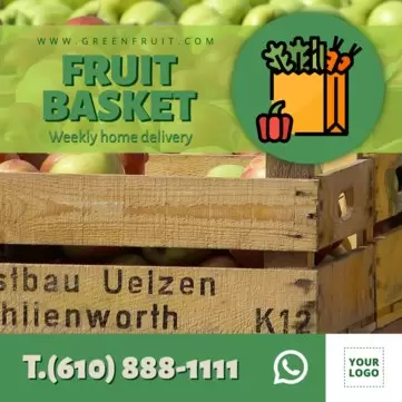 Éditer l'affiche d'un magasin d'alimentation