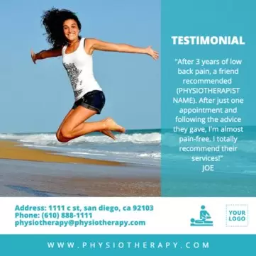 Edit a template for physical therapists