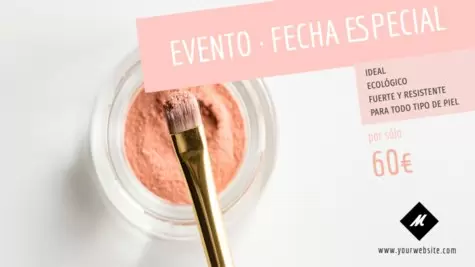 Edita un cartel de salón de belleza