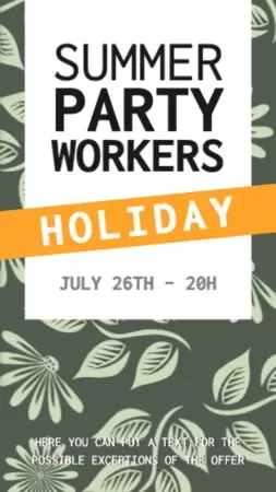 Edite um template de promoções de verão