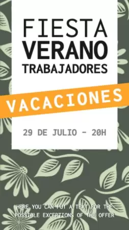 Edita una plantilla de rebajas de verano