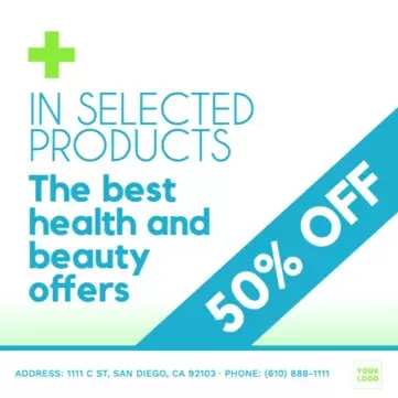 Edite um modelo para farmácias