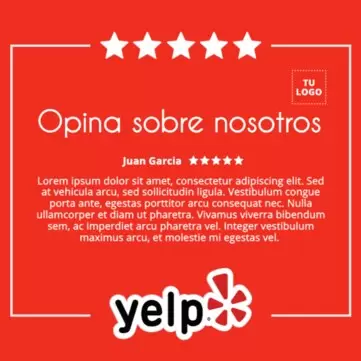 Edita tu plantilla de opiniones