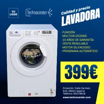 Editar una plantilla de electrodomesticos